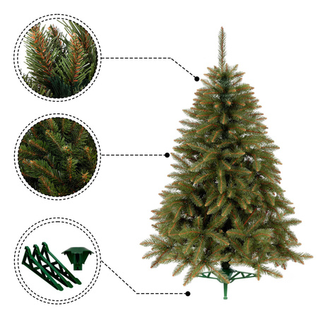 Choinka sztuczna 120 cm świerk kaukaski choinka jak żywa