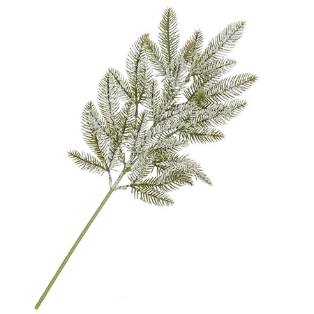 Gałązka świąteczna liść sztuczna dekoracja do stroika 68 cm