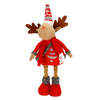Świąteczny renifer 49-65 cm figurka z teleskopowymi nóżkami ozdoba na święta
