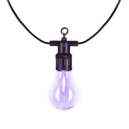 Lampki choinkowe LED żarówki 20 Led oświetlenie zewnętrzne girlanda 13 m multikolor