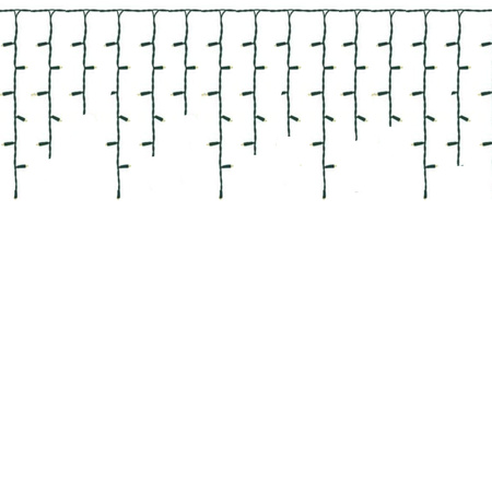 Kurtyna świetlna 500 led girlanda, lampki zewnętrzne sople zimny biały + flash