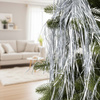 Dekoracja świąteczna Włosy Anielskie 100 cm ozdoba na choinkę, srebrne