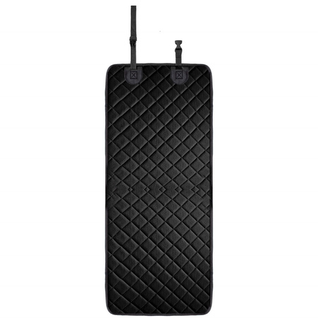 Mata na siedzenie samochodowe 102 x 50 cm czarny pokrowiec ochronny pikowany