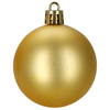 Bombki choinkowe, zestaw 100 szt. dekoracji do stroika nietłukące, złote