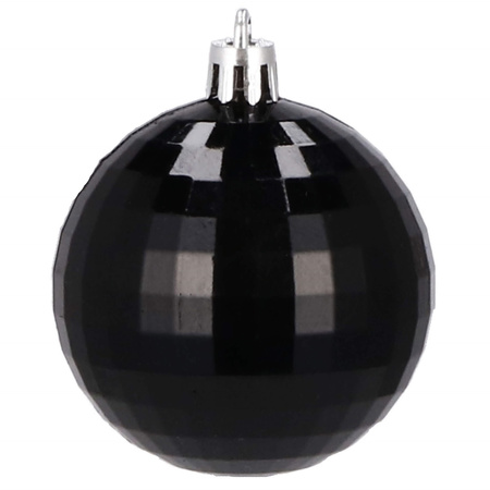 Bombki choinkowe 20 szt. ozdoby świąteczne zestaw 6cm czarny