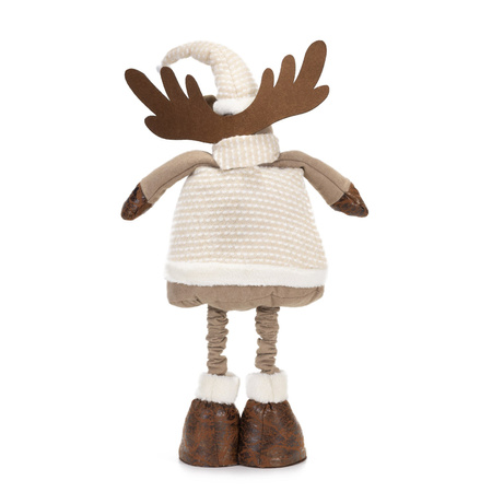 Świąteczny renifer 110 cm ozdoba pod choinkę figurka dekoracja bożonarodzeniowa