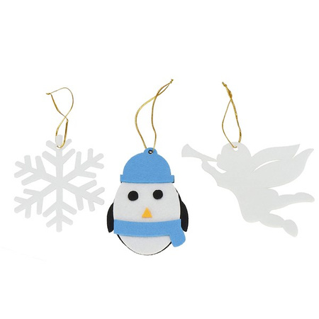 Choinka filcowa dla dzieci ozdoba na święta do ubierania