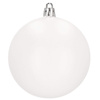 Bombki choinkowe 20 szt. biały 8 cm zestaw choinkowy