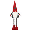 Skrzat 50-70cm ozdoba świąteczna, krasnal świąteczny, gnom szary na teleskopowych nóżkach
