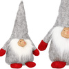 Skrzat 38 cm ozdoba świąteczna, krasnal świąteczny, gnom szary