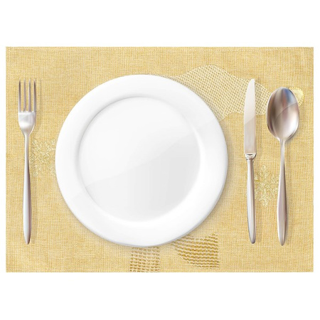 Podkładka na stół świąteczna 48x38cm bałwanek mata