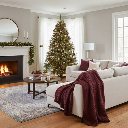 Choinka sztuczna Premium Royal Trees 220 cm świerk kaukaski z stojakiem, drzewko