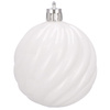 Bombki choinkowe 20 szt. ozdoby świąteczne zestaw 7 cm biały