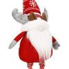 Skrzaty 80 cm renifer 2 szt. krasnal świąteczny, gnom z teleskopowymi nózkami