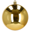 Bombki choinkowe 6 szt. dekoracje świateczne 11 cm złote