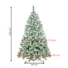 Choinka sztuczna, ośnieżona 220 cm Premium Royal Trees świąteczne drzewko, sosna diamentowa