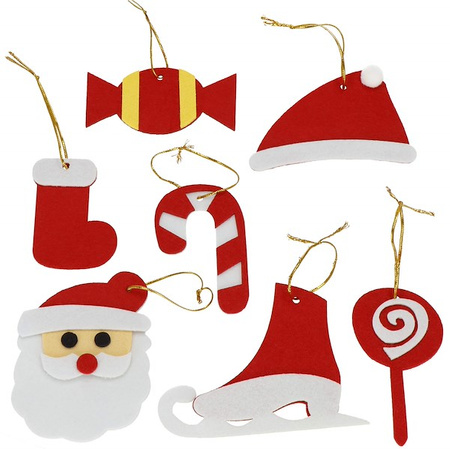 Choinka filcowa dla dzieci ozdoba na święta do ubierania