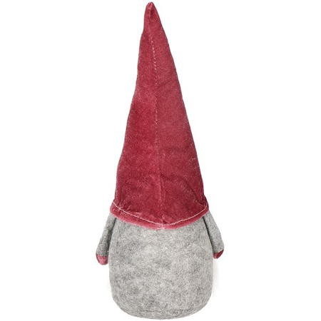 Pani skrzat 37cm ozdoba świąteczna, krasnal świąteczny, gnom welur