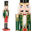 Dziadek do orzechów 60 cm drewniany żołnierzyk multikolor, figurka świąteczna