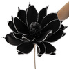 Sztuczny kwiat gałązka do bukietów czarny
