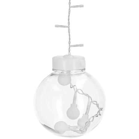 Kurtyna świetlna 108 led girlanda, lampki kulki biały ciepły