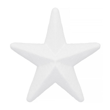 Bombka styropianowa 9cm gwiazda styropianowa decoupage