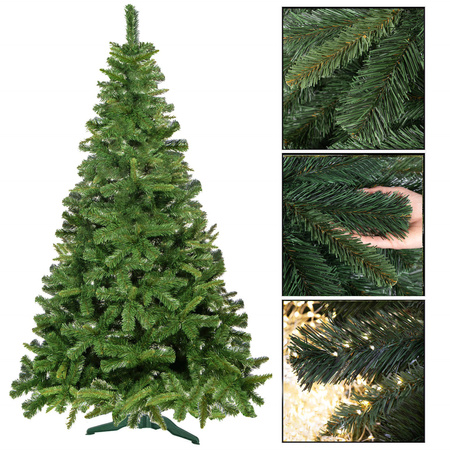 Choinka sztuczna 220 cm jodła zielona Vera jak żywa