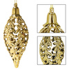 Zawieszki choinkowe 2 szt. szyszka ozdoba świąteczna złota