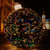 Lampki choinkowe zewnętrzne, wewnętrzne 500 led multikolor + niebieski flash 27,5 m światełka świąteczne