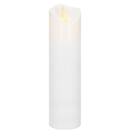 Świeczka na baterie 18,5 cm świeca LED świąteczna z ruchomym płomieniem, do stroików