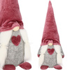 Pani skrzat 37cm ozdoba świąteczna, krasnal świąteczny, gnom welur