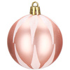 Bombki choinkowe 77 szt. rose gold zestaw choinkowy