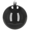 Bombki choinkowe, zestaw 9 szt. dekoracji do stroika 8,5 cm nietłukące, czarne