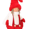 Laleczka 52 cm ozdoba świąteczna, figurka świąteczna, gnom czerwony