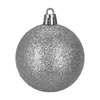 Bombki choinkowe 40 szt. okrągłe, lizaki, szyszki, laski cukrowe nietłukące ozdoby srebrne