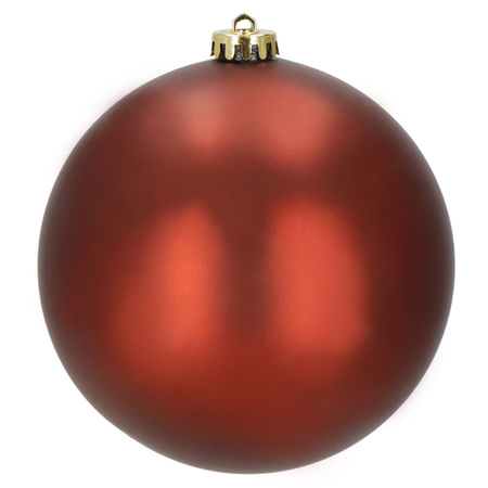 Bombki choinkowe 2 szt. ozdoby świąteczne zawieszki 15 cm czerwień