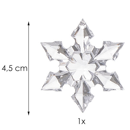 Kryształek bombki choinkowe śnieżynka
