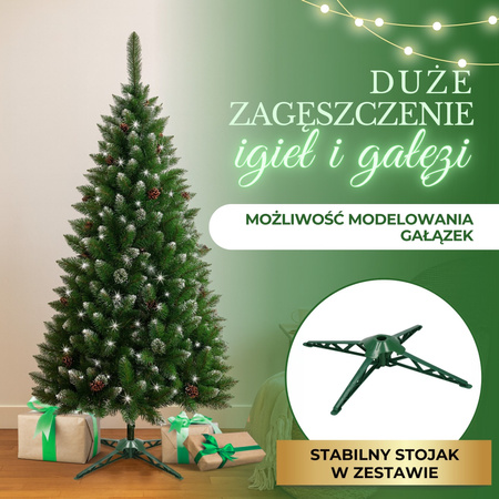Choinka sztuczna premium 180 cm sosna diamentowa drzewko bożonarodzeniowe