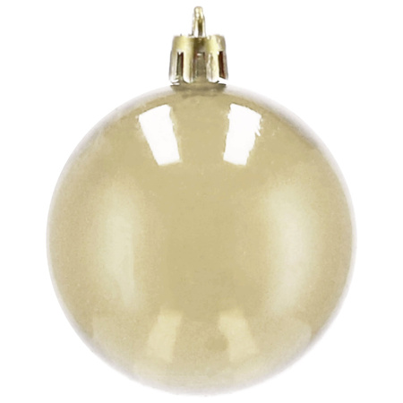 Bombki choinkowe 20 szt. ozdoby świąteczne zestaw szampański