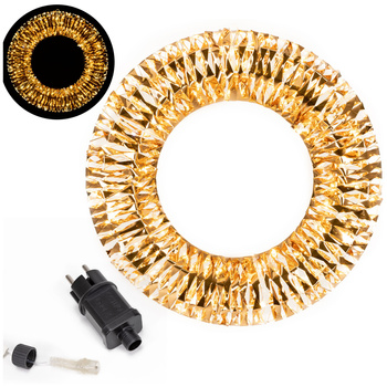 Wieniec LED 45 cm wianek świąteczny na drzwi 360 LED dekoracja ciepły biały