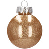 Bombki choinkowe przeźroczyste 30 szt. złoty, srebrny 6cm zestaw choinkowy