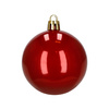 Bombki choinkowe 40 szt. komplet dekoracje świąteczne zawieszki nietłukące, czerwone