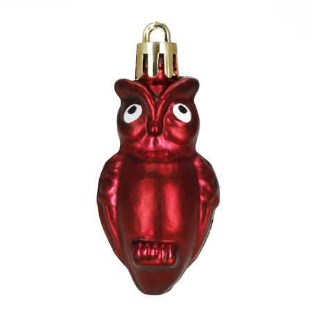 Bombki choinkowe 40 szt. komplet dekoracje świąteczne zawieszki nietłukące, bordowy, złoty, biały