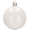 Bombki choinkowe 100 szt. biały zestaw choinkowy