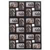 Ramka na zdjęcia 24 zdjęcia multiramka 10x15 czarna