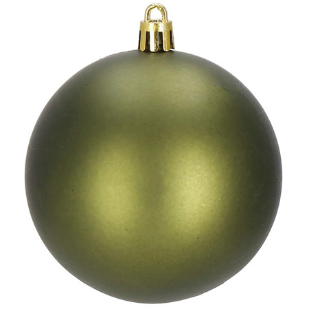 Bombki choinkowe 33 szt. ozdoby świąteczne 8/6/4cm zielone