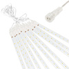 Lampki choinkowe 480 Led sople 10 szt. padający śnieg meteory zewnętrzne niebieskie