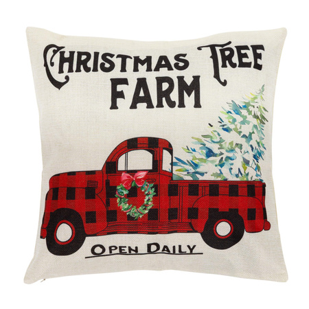 Świąteczki poszewki 40x40 cm 4 szt. na poduszkę jaśka dekoracyjne bożonarodzeniowe