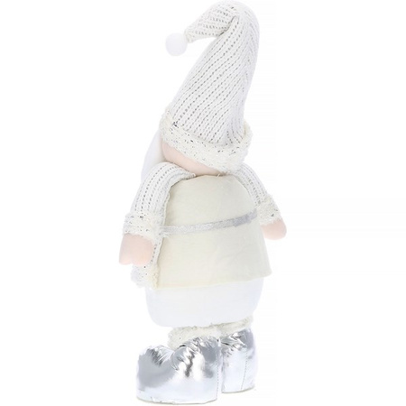 Mikołaj 62-90cm ozdoba świąteczna, krasnal świąteczny, gnom na teleskopowych nóżkach