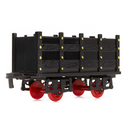 Pociąg parowy z wagonami, pilot do sterowania, tory, zabawka dla dzieci, lokomotywa z mgiełką, dźwiękiem